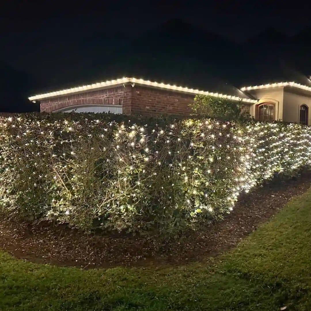 Christmas lights installed by Hernandez Lawnscape on a Baton Rouge home, photo 7