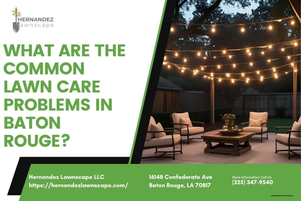 What are the common lawn care problems In Baton Rouge
