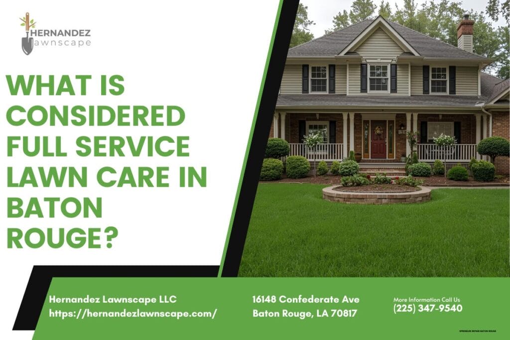 What Is Considered Full Service Lawn Care in Baton Rouge?