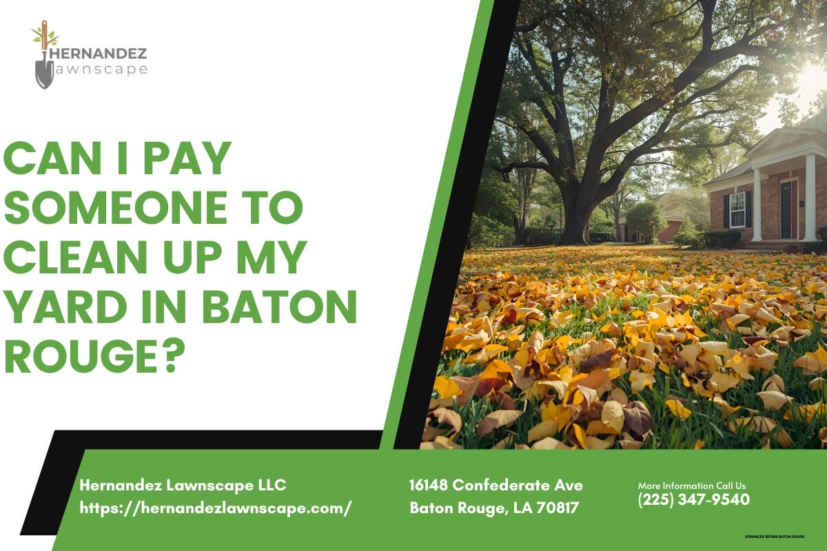 Can I Pay Someone to Clean Up My Yard in Baton Rouge?