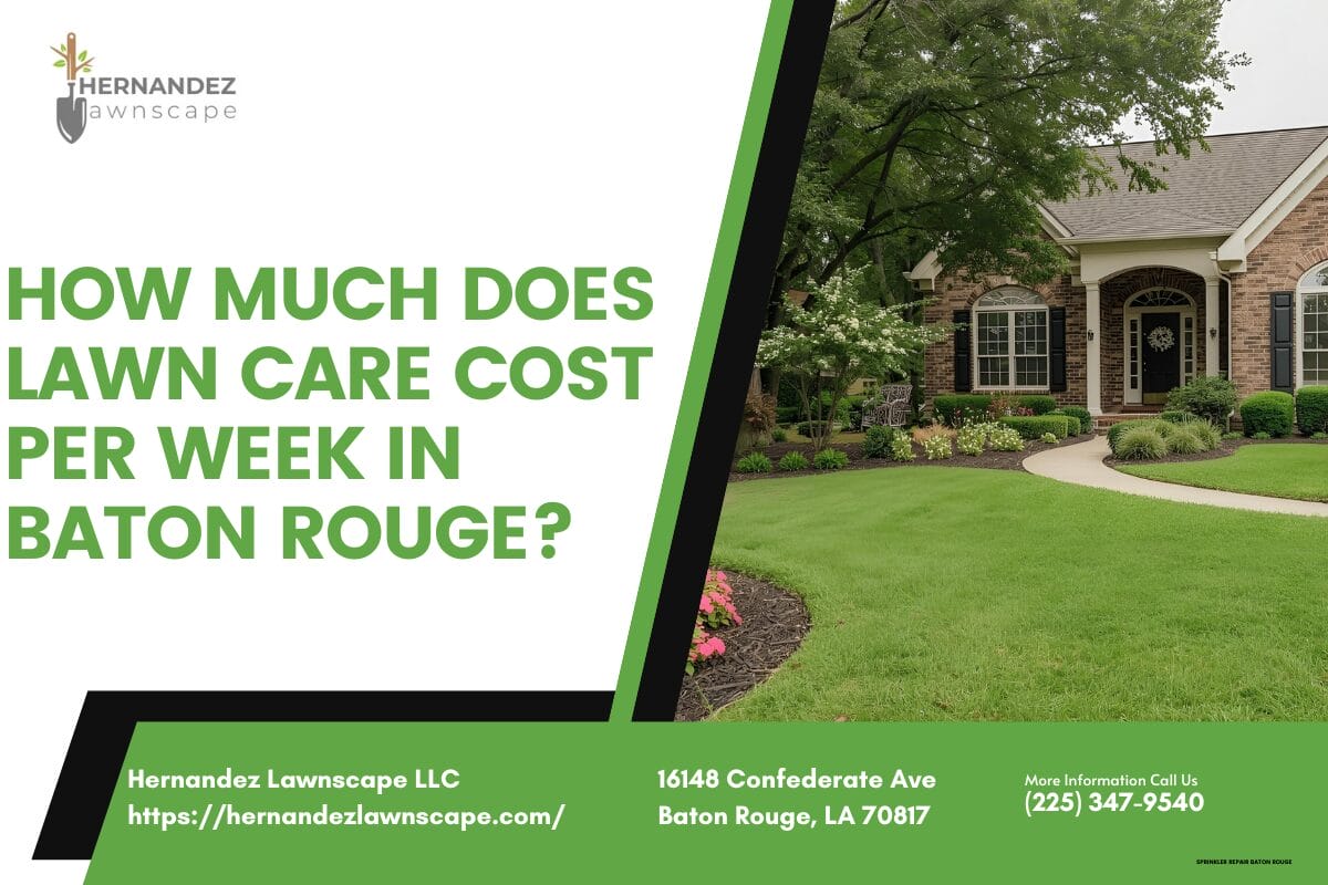 How much does lawn care cost per week in Baton Rouge